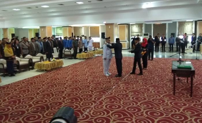 Gubsu Lantik Asren Nasution PJ Bupati Pakpak Bharat untuk Kedua Kalinya