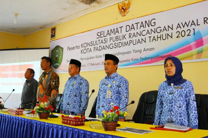 Baperlitbang Gelar Forum Konsultasi RKPD Kota Padangsidempuan 2021