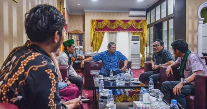Walikota Padangsidimpuan Terima Audensi HMI
