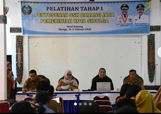Pemko Sibolga Gelar Pelatihan Penyusunan SSH Barang dan Jasa