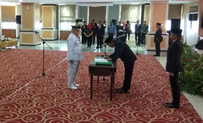 Lantik Pj Bupati Pakpak Bharat, Gubsu : Saya Bukan Sekedar mengucapkan Selamat, Tapi Saya Menuntut