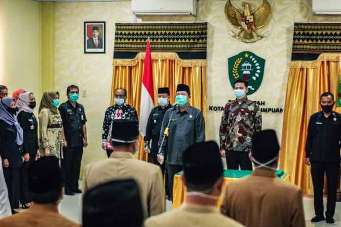 Walikota Sidimpuan Lantik 60 Pejabat Eselon III Dan IV
