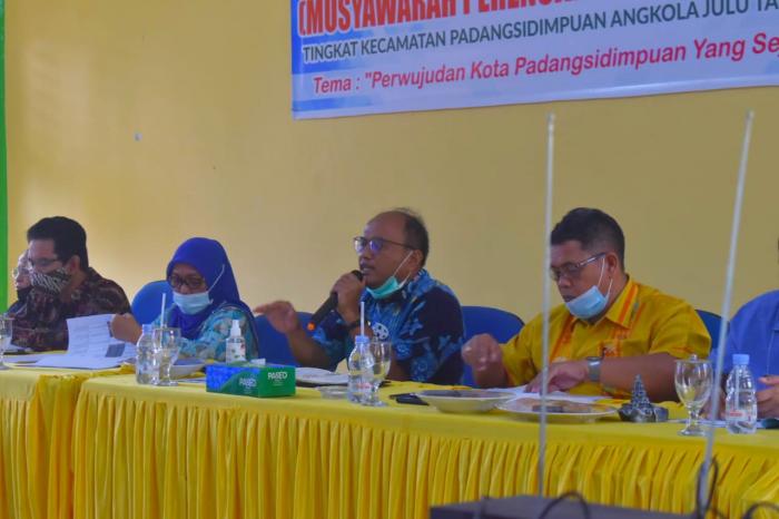 Sekdakot Sidimpuan Tekankan OPD Bersinergitas Dengan Kades Dalam Perencanaan Pembangunan