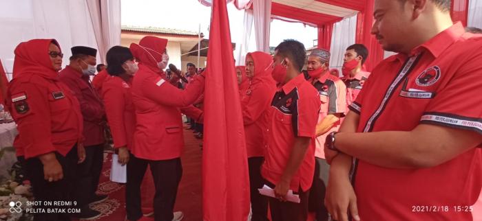 Lantik PAC PDI Perjuangan Di Sidimpuan, DPD Sumut Sampaikan Misi 4M