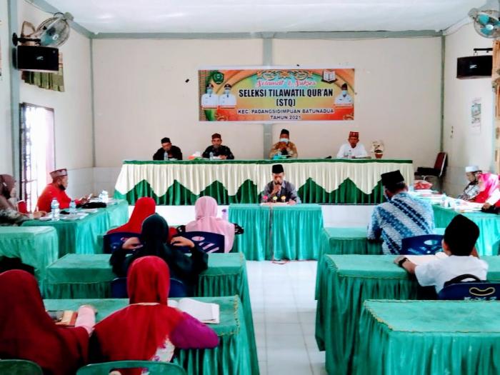 Kecamatan Sidimpuan Batunadua Gelar STQ Tingkat Kecamatan Tahun 2021