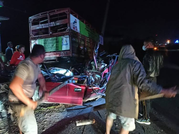 Laka Lantas di Hutabagasan, Ini Data 6 Korban Meninggal