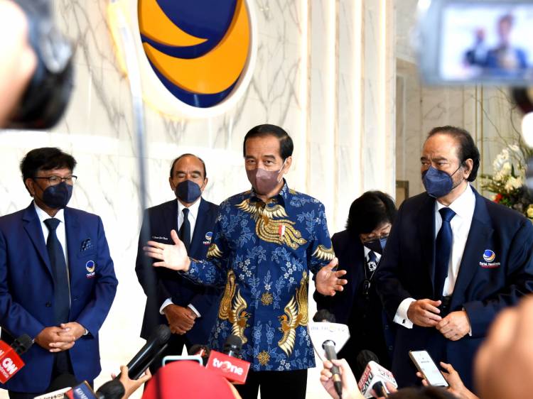 Presiden Jokowi Resmikan NasDem Tower