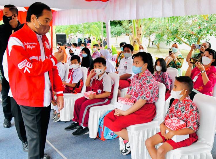 Presiden Tinjau Pelaksanaan Vaksinasi di Kota Palu