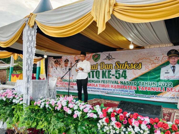 Angkola Timur Gelar MTQ Ke 54 dan Festival Nasyid Tahun 2022