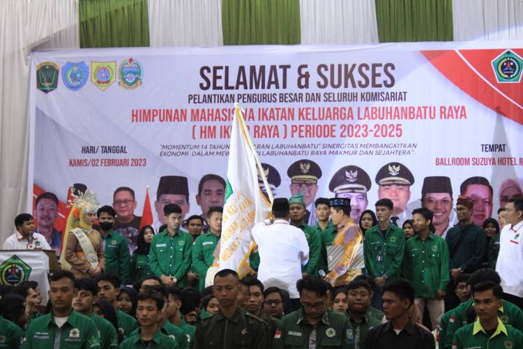 Bupati dan Wakil Bupati Labuhanbatu Hadiri Pelantikan Pengurus Besar HM IKLAB Raya