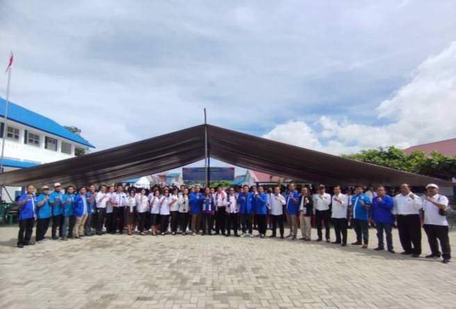 Bupati Samosir Apresiasi Pelaksanaan Try Out Persiapan Seleksi SMA Unggul oleh DPC GAMKI Samosir