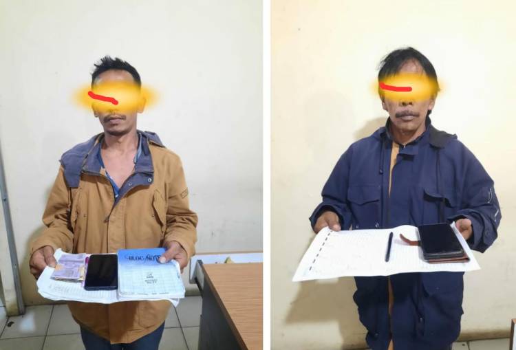 Dua Tersangka Penulis Judi Togel Ditangkap Polres Humbang Hasundutan
