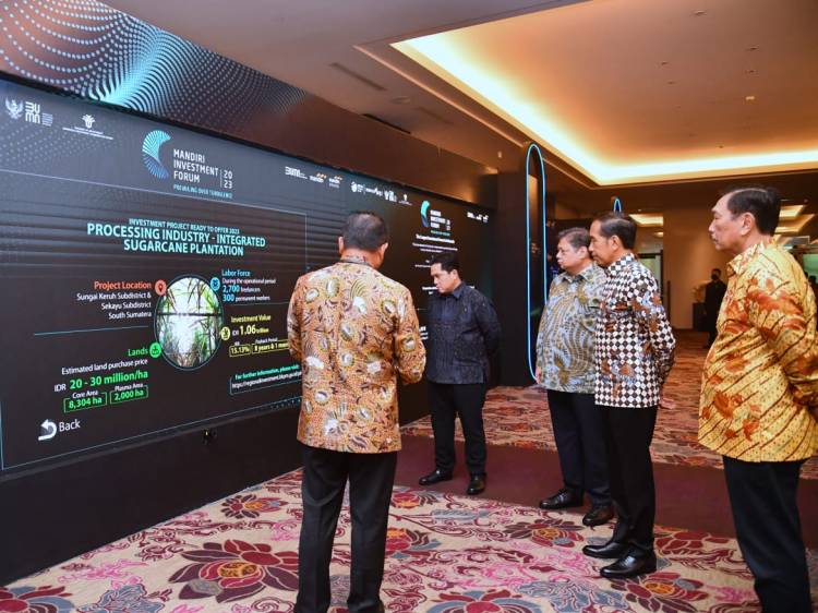 Hadiri Mandiri Investment Forum 2023, Presiden Sampaikan Capaian Target Investasi Indonesia