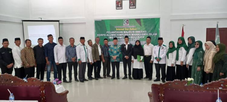 Syahrul Martua Pasaribu,S,H Hadiri Pelantikan Irfan Hidayat Hutagalung Ketua MD KAHMI Se Tapanuli Raya