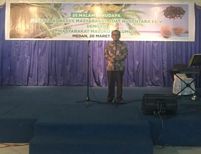 Warga Maluku di Sumut Jamu Peserta Kongres Masyarakat Adat Nusantara V