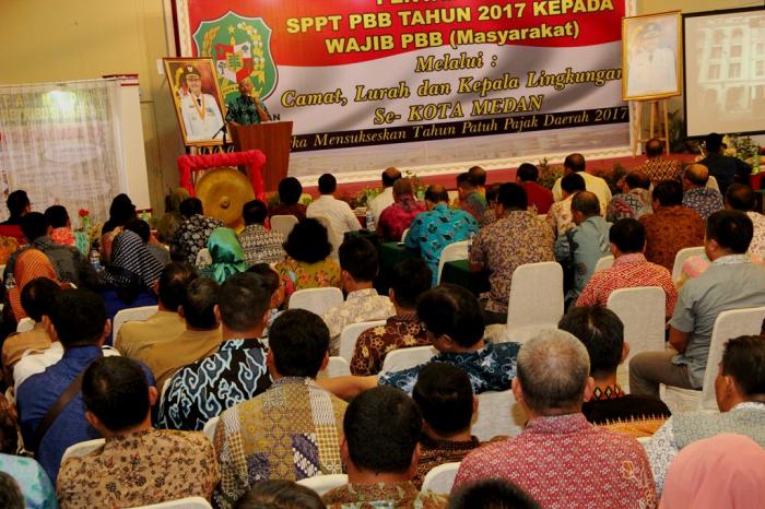 PBB 2017 Kota Medan Ditarget Rp.419 M Lebih Terealisasi