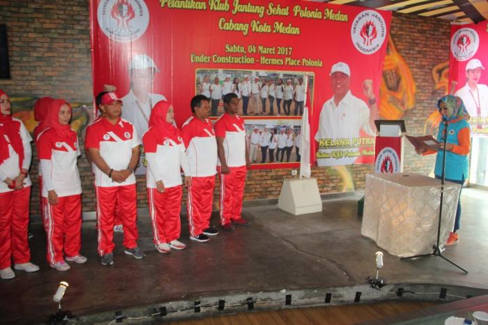 Ketua Yayasan Jantung Indonesia Sumut Resmikan KJS Polonia Medan
