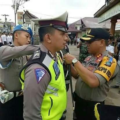 Polres Tapsel Gelar Apel Pasukan Operasi Kepolisan Terpusat Keselamatan Toba 2018