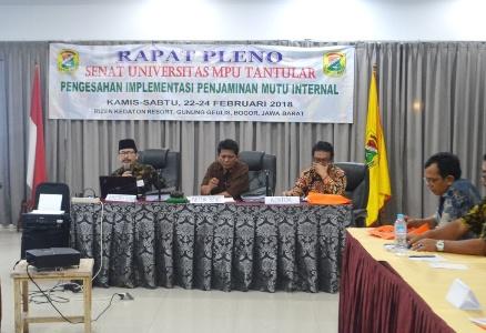 Rapat Senat Universitas Mpu Tantular Tetapkan Visi Sebagai Kampus Ternama di ASEAN 2043