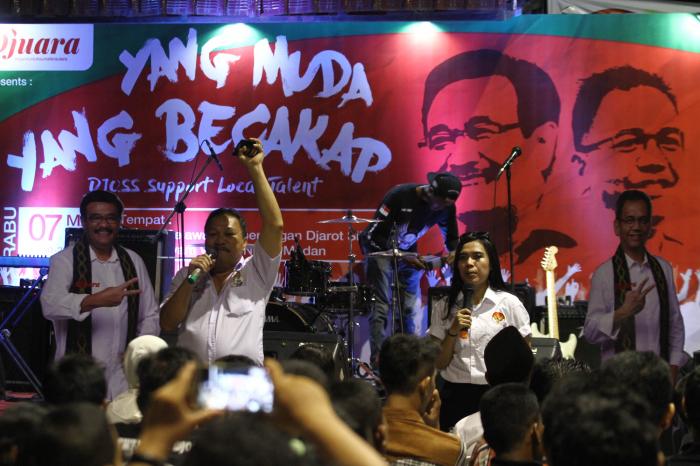 Relawan Djarot-Sihar Buat Acara yang Muda Yang Becakap