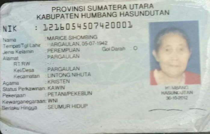 Sudah 4 Hari Menghilang, Boru Sihombing Berusia 76 Tahun Warga Sijamapolang Humbahas Belum Ditemukan