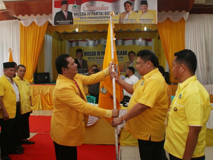 Irsan Efendi Nasution Kembali Pimpin DPD Partai Golkar Padangsidimpuan 