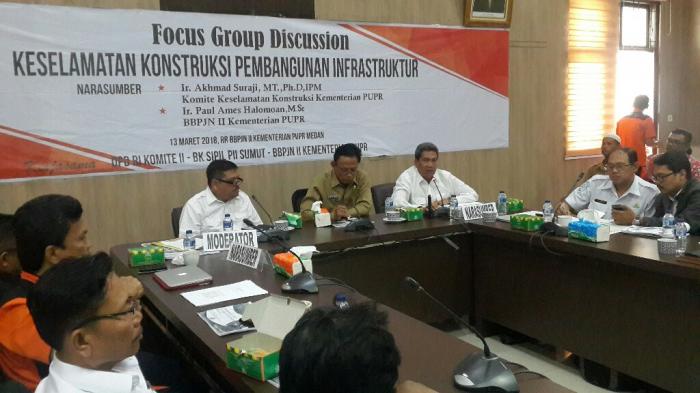 Parlindungan Purba : Paket Konstruksi Besar di Sumut, Mesti Libatkan Rekanan Lokal