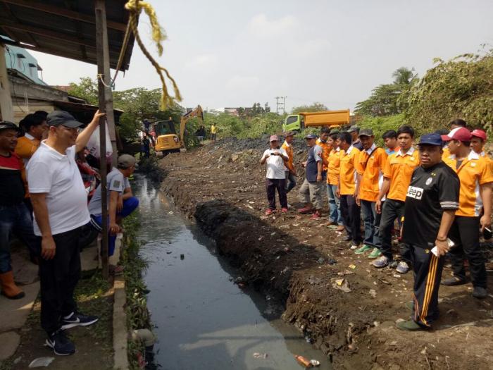 Dikeluhkan Warga, Normalisasi Drainase di Sunggal Dilakukan