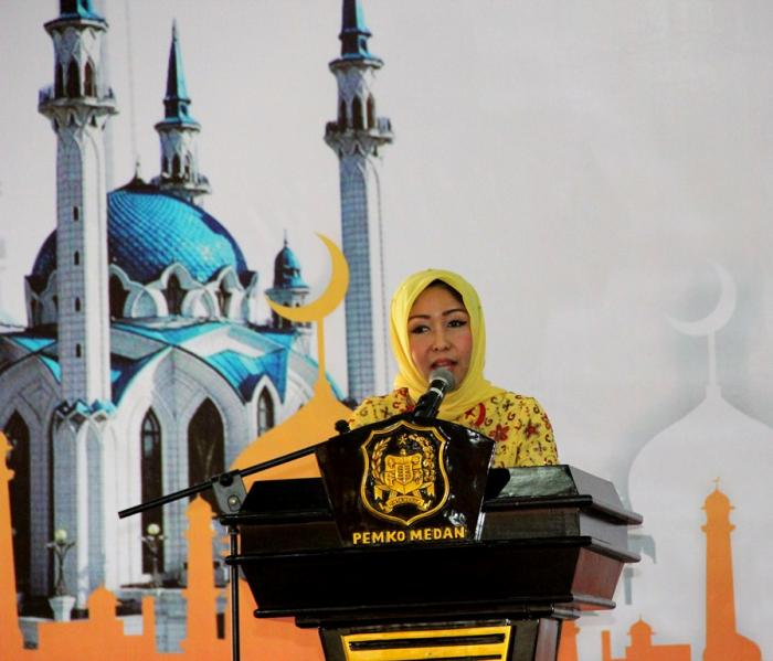 Ketua TP PKK Kota Medan Gelar Pengajian Bersama Puan Melayu