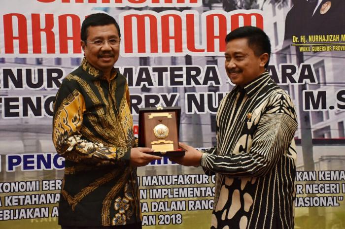 Gubernur Sampaikan Beberapa Persoalan Sumut Kepada Tim Pengkaji Lemhanas