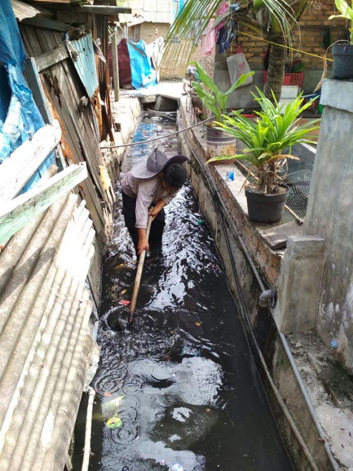 Kecamatan Medan Belawan Normalisasi Drainase