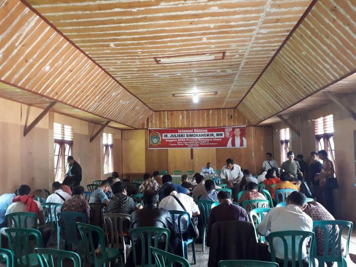 Juliski Simorangkir Reses di Siatas Barita Taput