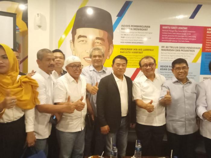 Konsolidasi Relawan Capres 01, Moeldoko Beri Semangat Kampanyekan Keberhasilan Pemerintah
