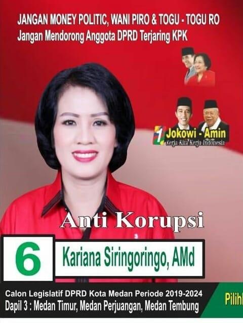 Kariana Siringoringo Apresiasi PORWIL-V Kota Medan