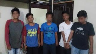 Peras Supir Truck, Lima Pemuda Muara Batangtoru Diringkus Polisi