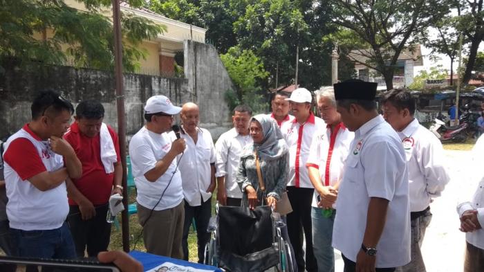 Baksos N4J di Medan Johor, Warga : Semoga Pak Jokowi Menang