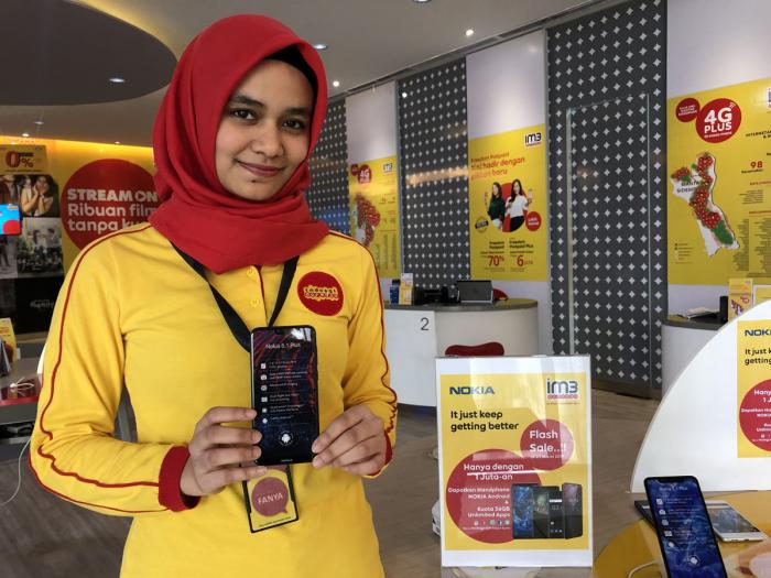 Kolaborasi 4G Plus Indosat Ooredoo Bersama Smartphone NOKIA Android