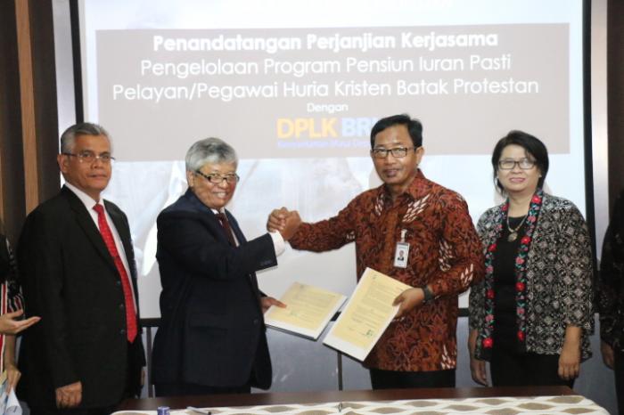HKBP  MoU Dengan Bank BRI, Terobosan Penanganan Dana Pensiun HKBP
