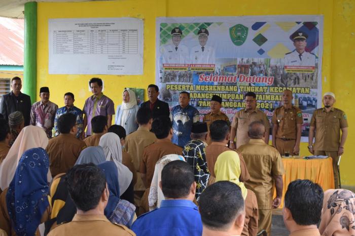 Di Padangsidimpuan Hutaimbaru, Asisten II Setda Kota Padangsidimpuan Pimpin Musrenbang