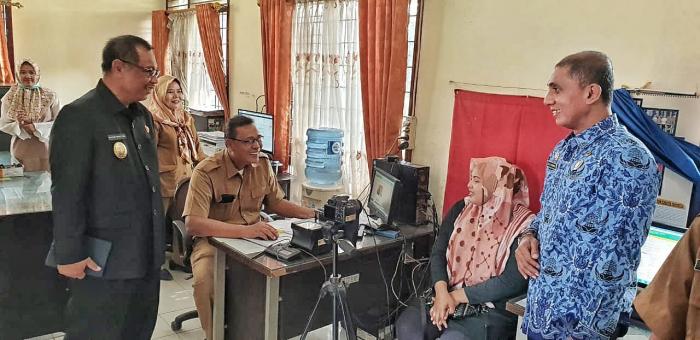 Pastikan Ketersediaan Hand Sanitizer, Kantor Layanan Pemerintahan Diperiksa