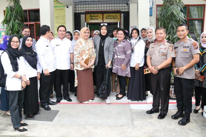 Puskesmas Padang Bulan Sambut Kedatangan Ibu Negara