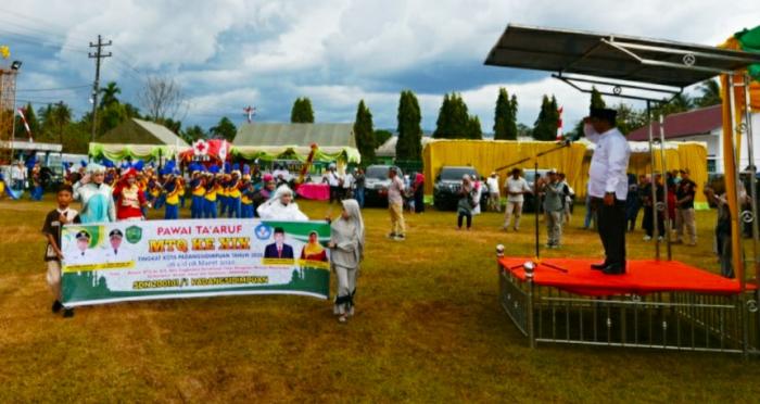 Pawai Ta'aruf Awali Pembukaan MTQ Ke XIX Kota Padangsidimpuan