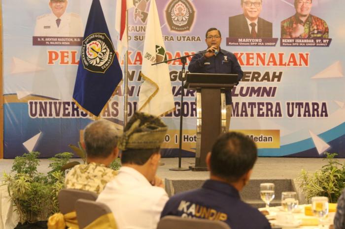 Pelantikan Ikatan Alumni Undip Sumut : Ikatan Alumni Bukan Hanya Wadah untuk Bernostalgia
