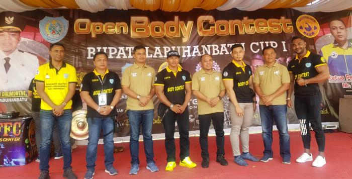Kapolres Labuhanbatu Hadiri Event Open Body Contest