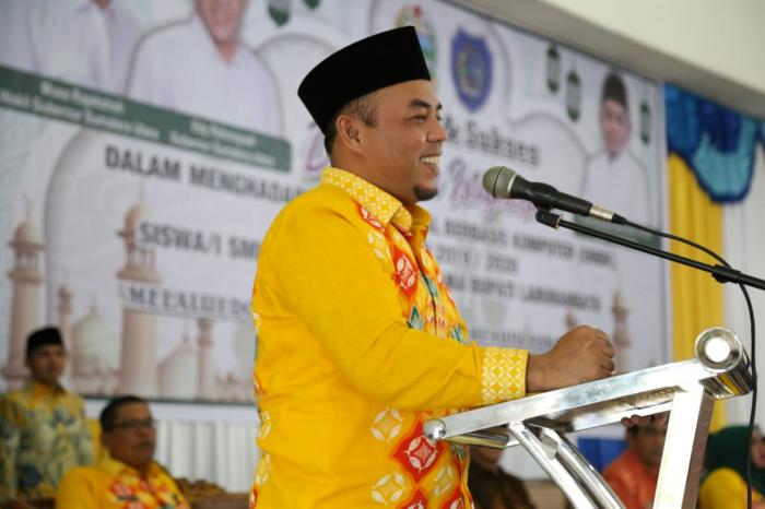 Bupati Labuhanbatu Ikuti Doa Dan Istighosah Bersama Menuju Sukses UNBK