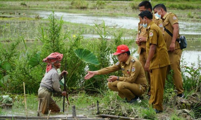 Oloan Paniaran Nababan Tinjau Lokasi Longsor di Simataniari Parlilitan