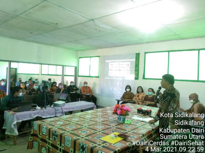 Dinas Pendidikan Buka Kegiatan MGMP SMP se- Kabupaten Dairi