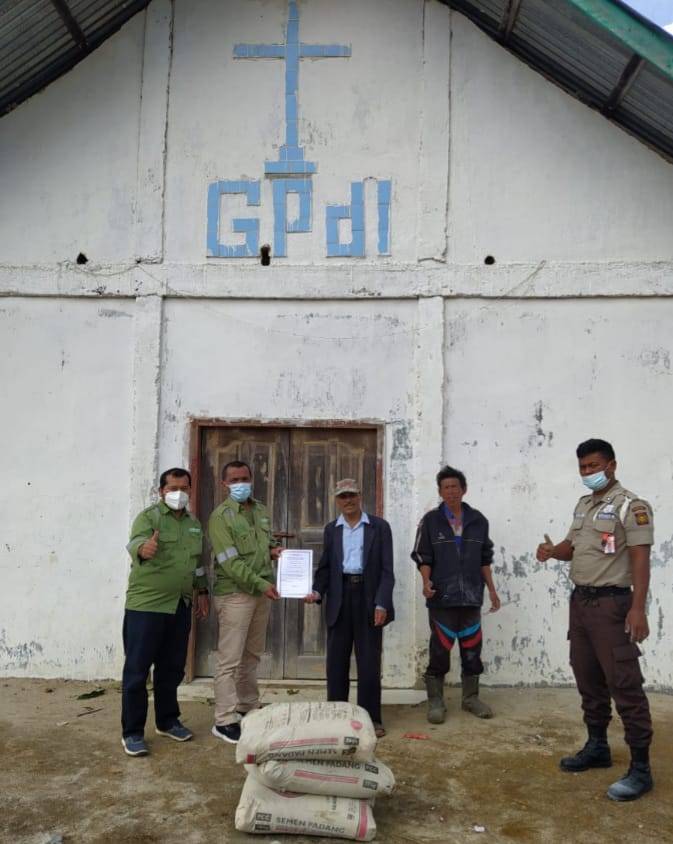 Toba Pulp Lestari Bantu Pembangunan Rumah Ibadah di Wilayah Sektor Aek Nauli dan Aek Raja