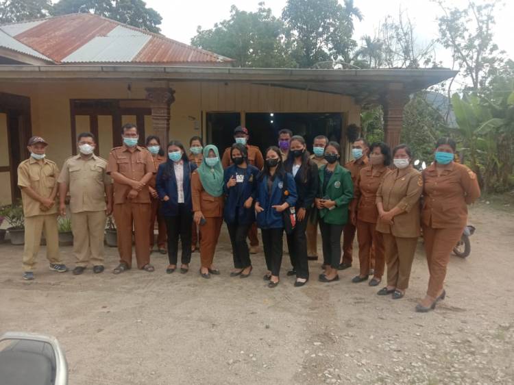 Kades Desa Kentara Dukung Program Kampus Mengajar Mahasiswa FKIP UHN Medan