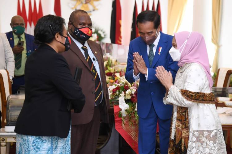 Presiden Jokowi dan PM Marape Bahas Sejumlah Peningkatan Kerja Sama Indonesia-PNG